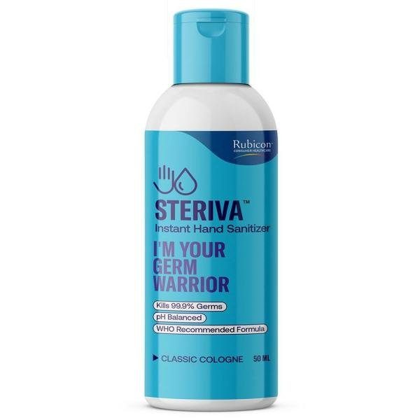 Rubicon Steriva Classic Cologne Instant Hand Sanitizer 50 ml