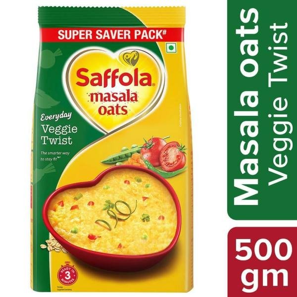 saffola veggie twist instant masala oats 500 g product images o491420618 p491420618 0 202203150539