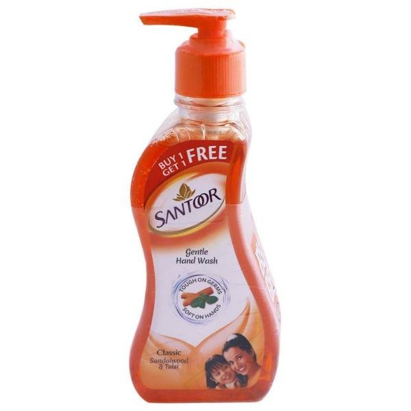 santoor classic handwash 215 ml buy 1 get 1 free product images o491376659 p491376659 0 202203150431