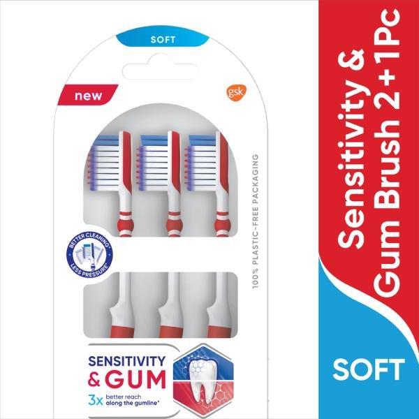 sensodyne sensitivity and gum toothbrush with soft bristles buy 2 get 1 free product images o492367816 p591043418 0 202203151747