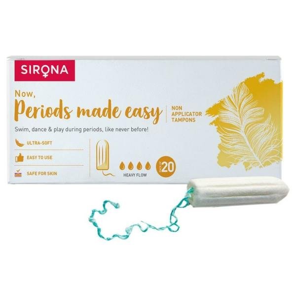 sirona non applicator heavy flow tampons 20 pcs product images o491461555 p590947171 0 202204070213