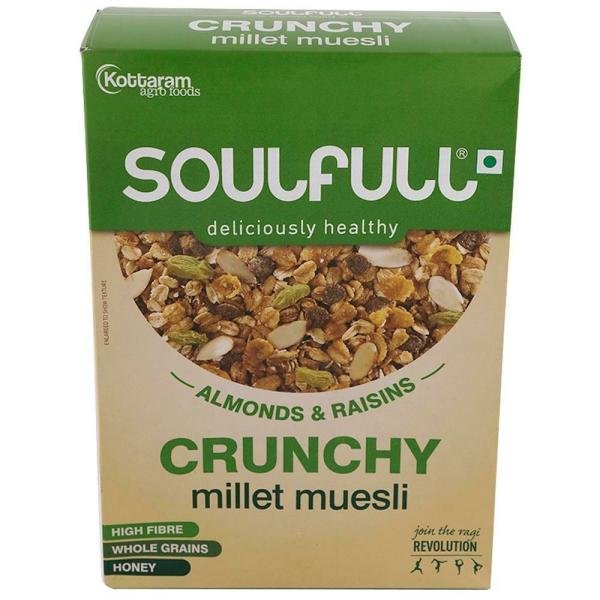 soulfull crunchy millet muesli with almonds raisins 400 g product images o491458261 p491458261 0 202203151444