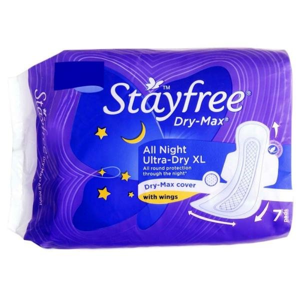 stayfree dry max all night ultra dry sanitary napkin with wings xl 7 pads product images o490345964 p490345964 0 202203150545