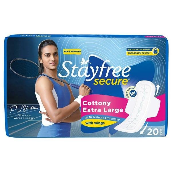 stayfree secure cottony sanitary napkin with wings xl 20 pads product images o491229956 p491229956 0 202203171124