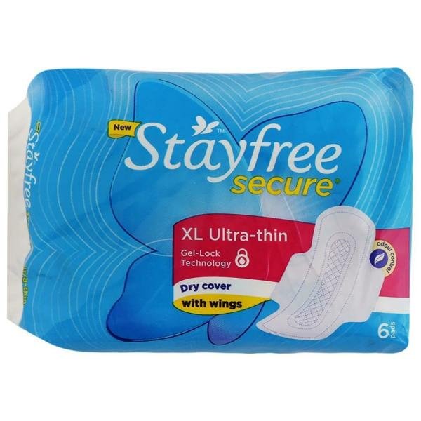 stayfree secure ultra thin dry cover sanitary napkin with wings xl 6 pads product images o491297819 p491297819 0 202203170320