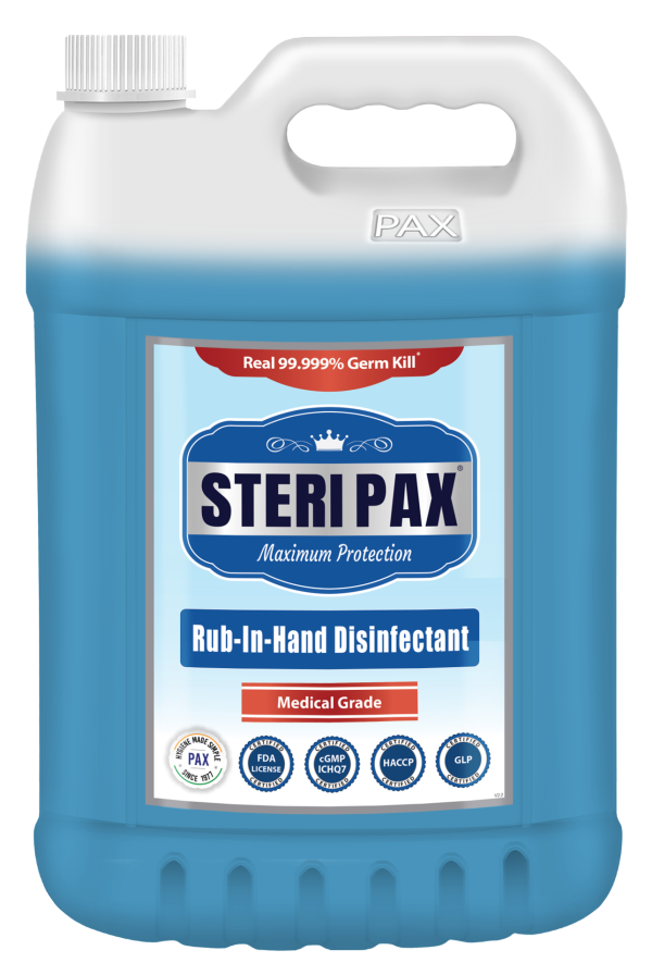 steripax medical grade rub in hand disinfectant sanitizer liquid 5l product images orvtn4pfylm p591124748 0 202202261147