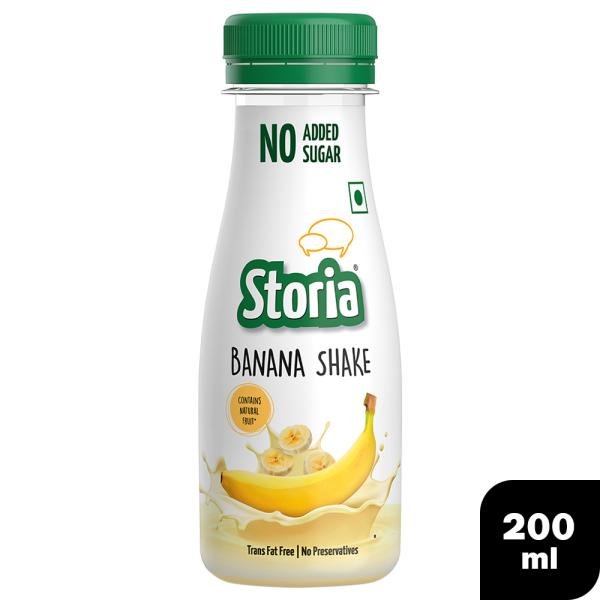 storia no added sugar banana shake 180 ml 0 20220421