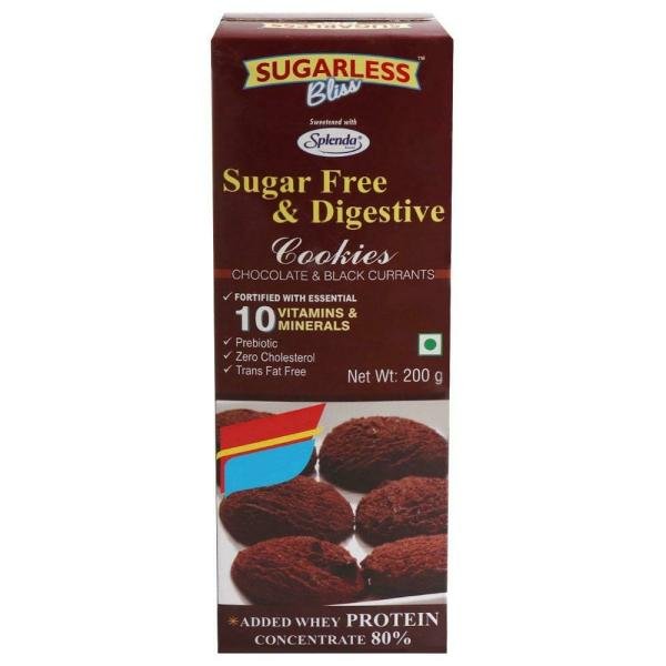 sugarless bliss sugar free digestive chocolate black currant cookies 200 g product images o490244149 p590033182 0 202203171020