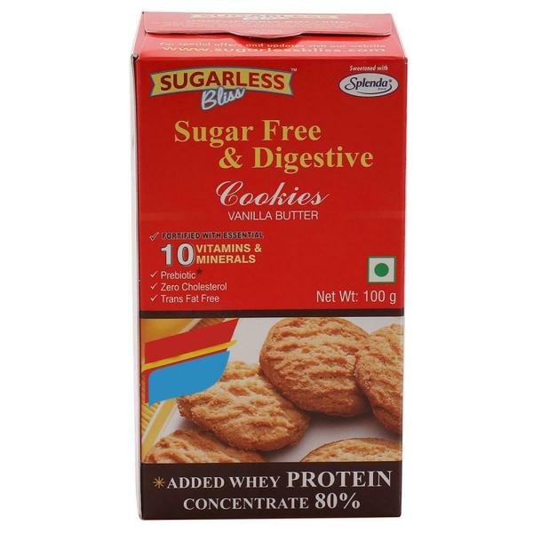 sugarless bliss sugar free digestive vanilla butter cookies 100 g product images o490244143 p590109976 0 202203170507