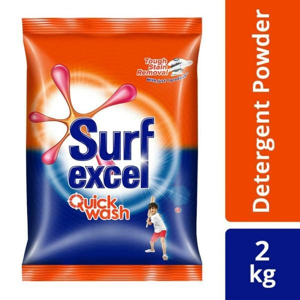 Surf Excel Quick Wash Detergent Powder 2 kg