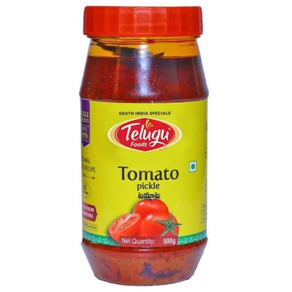 telugu foods tomato pickle 500 g product images o491506676 p491506676 0 202203170455