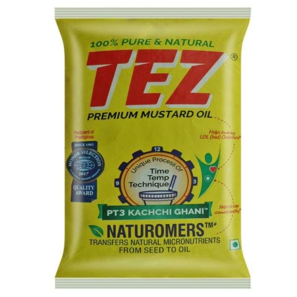 tez premium kachi ghani mustard oil 1 l product images o490064782 p490064782 0 202203150434