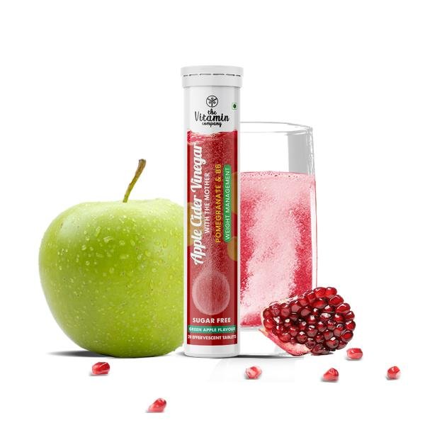 the vitamin company green apple flavour apple cider vinegar effervescent tablets 20 tablets product images orvdmmrwptk p591005410 0 202203141732