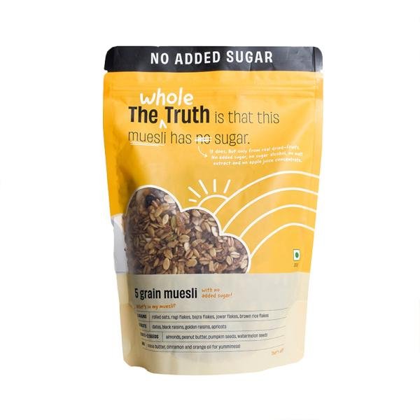 the whole truth breakfast muesli no added sugar 5 grain muesli 350g product images orvwukfa3pz p591123242 0 202202261036