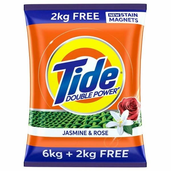 tide plus jasmine rose detergent powder 6 kg get extra 2 kg free product images o490794317 p490794317 0 202203170458
