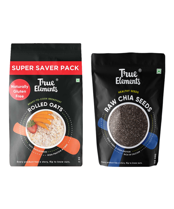 true elements rolled oats 2 kg raw chia seeds 150 g combo product images orvdt8prfco p591059501 0 202202240631