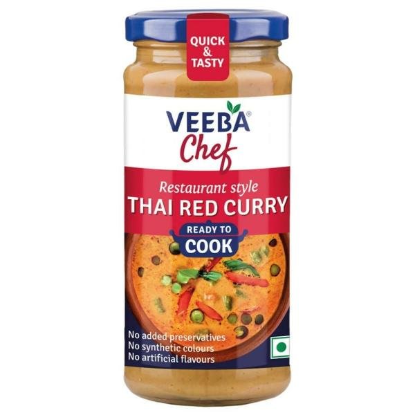 Veeba Chef Restaurant Style Thai Red Curry 240 g