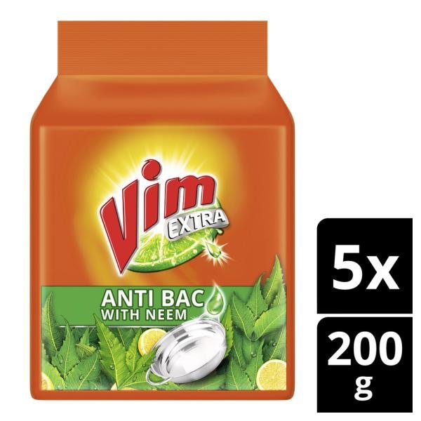 vim extra anti bac neem dishwash bar 200 g buy 4 get 1 free product images o492591952 p591018169 0 202204281342