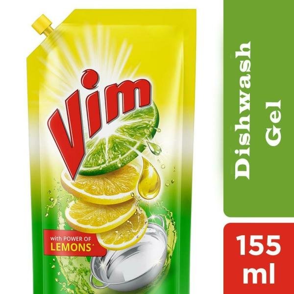 vim lemon concentrated dishwash gel 155 ml product images o490002367 p490002367 0 202203152233