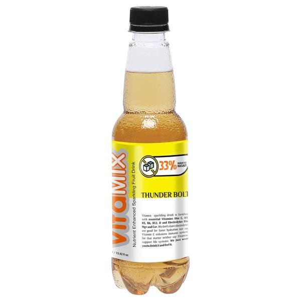 Vitamix Nutrient Enhanced Sparkling Fruit Drink Thunder Bolt 400 ml
