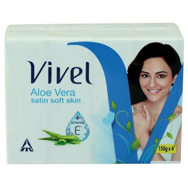 vivel aloe vera satin soft skin soap 150 g pack of 4 product images o490985889 p490985889 0 202203170243