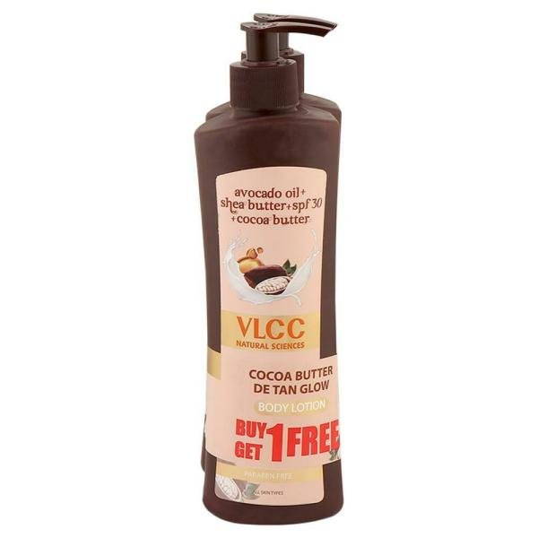 vlcc cocoa butter de tan glow body lotion with spf 30 400 ml buy 1 get 1 free product images o491488533 p590106361 0 202203152234