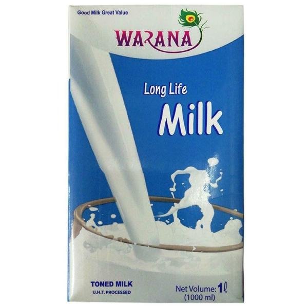Warana Long Life Toned Milk 1 L (Tetra Pak)