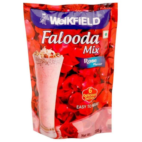 Weikfield Rose Falooda Mix 200 g (Pouch)