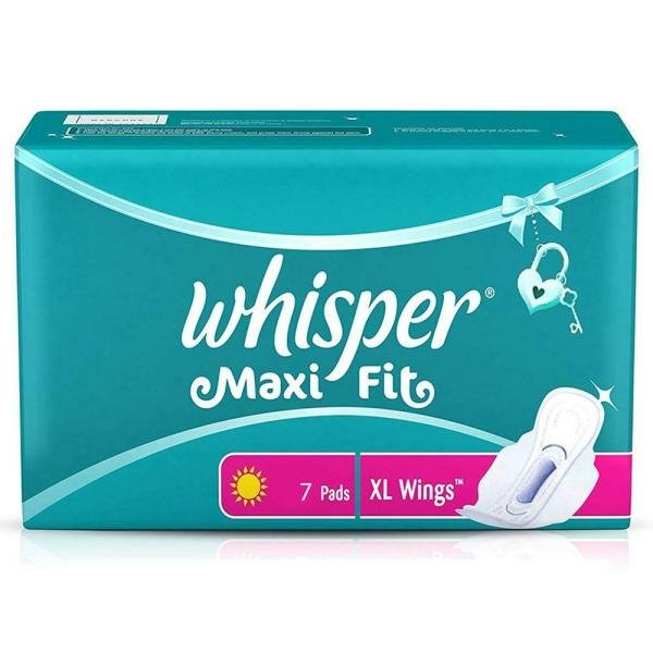 whisper maxi fit sanitary napkin with wings xl 7 pads product images o490804620 p590105630 0 202203171113