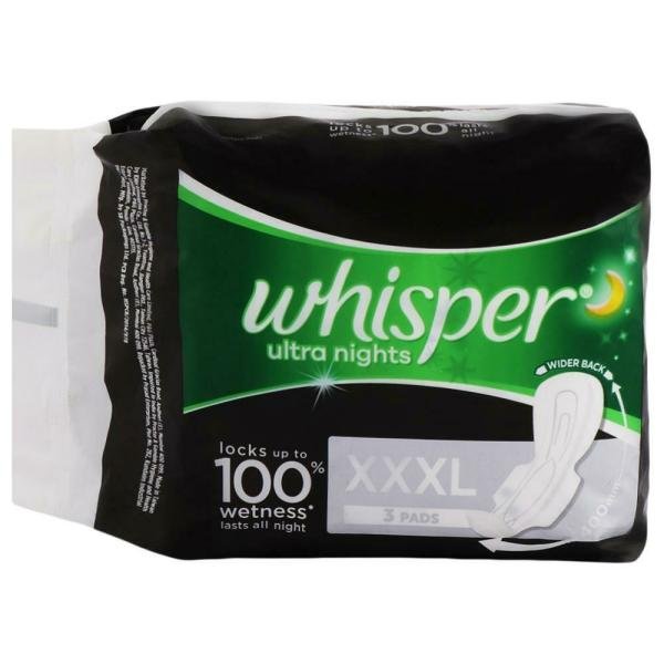 whisper ultra nights sanitary napkin with wings xxxl 3 pads product images o491053405 p491053405 0 202203171008