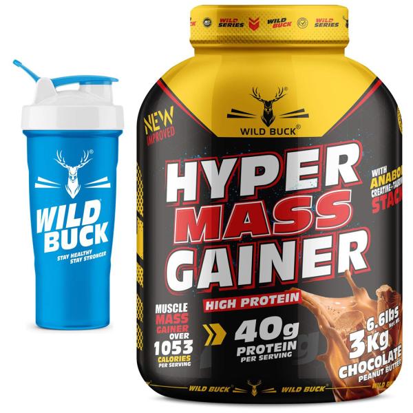 wild buck hyper mass gainer with shaker 3 kg product images orvt1g21xxs p590977929 0 202201022101