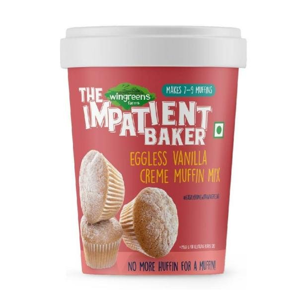 wingreens farms the impatient baker eggless vanilla creme muffin mix 300 g product images o492370206 p590874141 0 202203150148