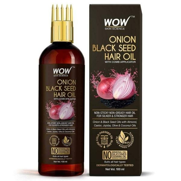 wow skin science onion black seed hair oil with comb applicator 100 ml product images o492367834 p590802915 0 202203151702