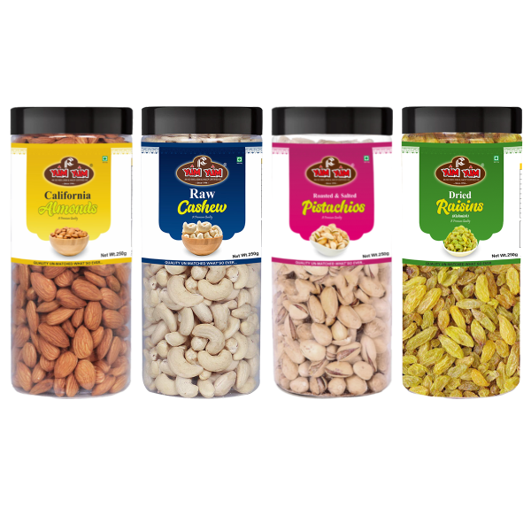yum yum dry fruits combo pack 1kg almonds 250g cashew 250g pista 250g kishmish 250g product images orvpgcirnpe p590979589 0 202201031430
