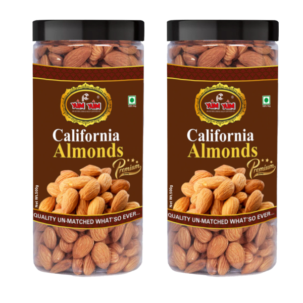 yum yum premium california almonds 1kg pack of 2 500g jar each product images orvn56tjr4l p590986380 0 202201051853