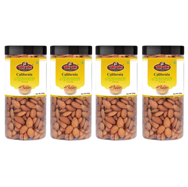 yum yum premium california almonds 1kg pack of 4 250g jar each product images orvsdcm0qv1 p590986354 0 202201051847