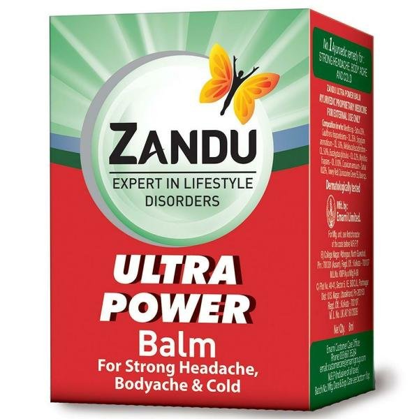 zandu ultra power balm for strong headache bodyache cold 8 ml product images o491180229 p491180229 0 202203150116