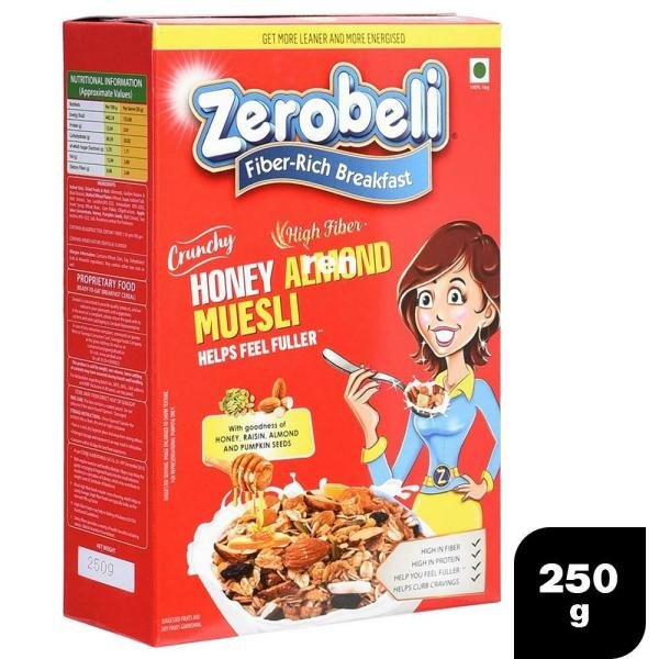 zerobeli crunchy honey almond muesli 250 g product images o491984579 p590320917 0 202204070327