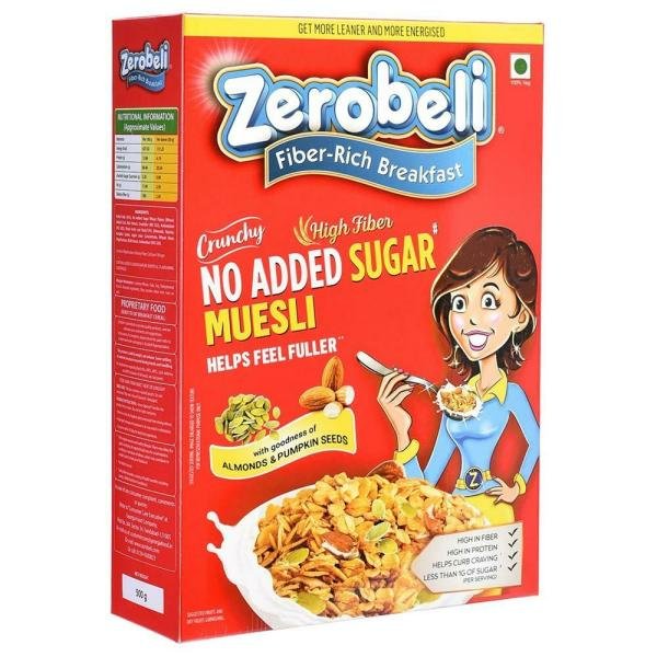 zerobeli crunchy no added sugar muesli 500 g product images o492488728 p590808083 0 202203171113