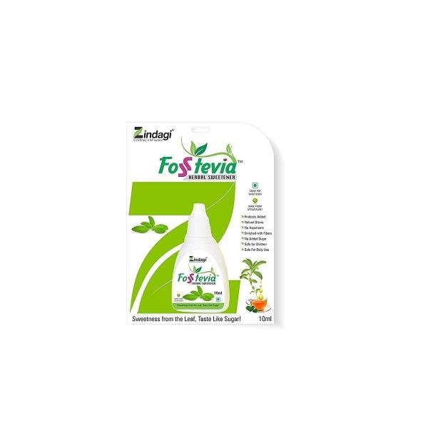 zindagi fosstevia pure stevia leaf extract zero calorie sugarfree sweetener liquid 10 ml product images orvhkgw7not p590986454 0 202201051911