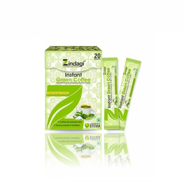 zindagi instant green coffee weightloss supplement powder 20 sachets product images orvu9xuciq2 p590985784 0 202201051525