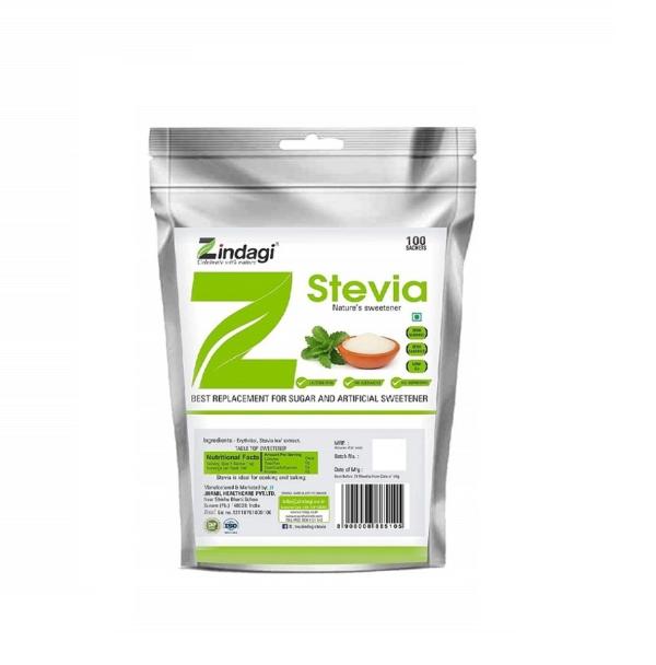 zindagi stevia sugar free sweetener powder sachets 100 sachets product images orv6y8lm1he p590986452 0 202201051911