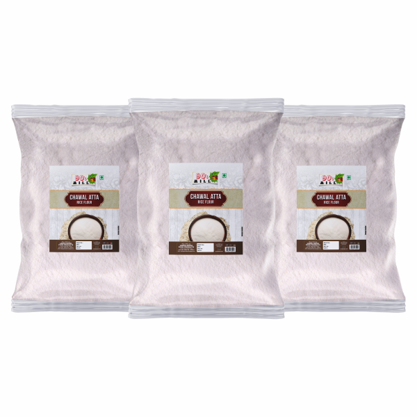 90 s mill bengali bhat rice atta flour white rice chawal atta flour 720g 240g 3pkt product images orvbkyq3v0f p596390000 0 202212151552