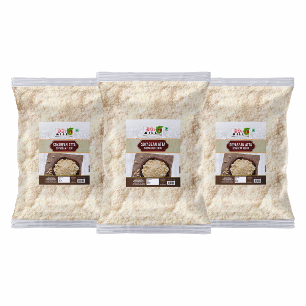 90 s mill organics soya bean soyabean soja bean miracle bean atta flour glycin max soya soy atta flour 720g 240g 3pkt product images orvonw020fg p597960900 0 202301301415