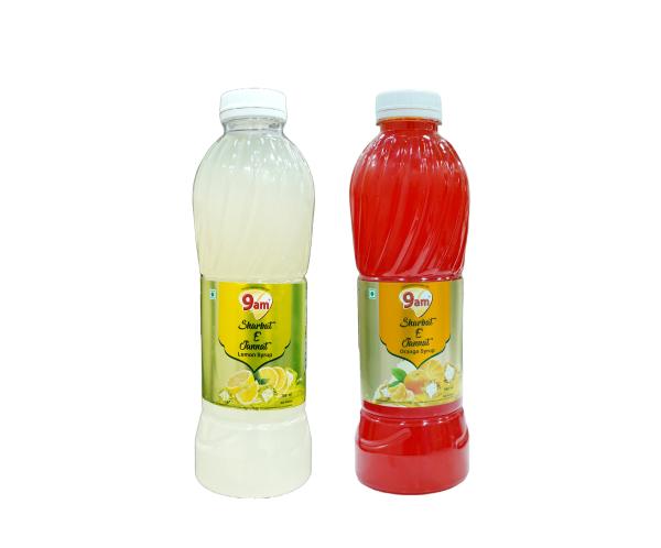 9am sharbat e jannat combo pack of 2 lemon 750ml orange 750ml product images orv2wclbikg p592112284 0 202206181314