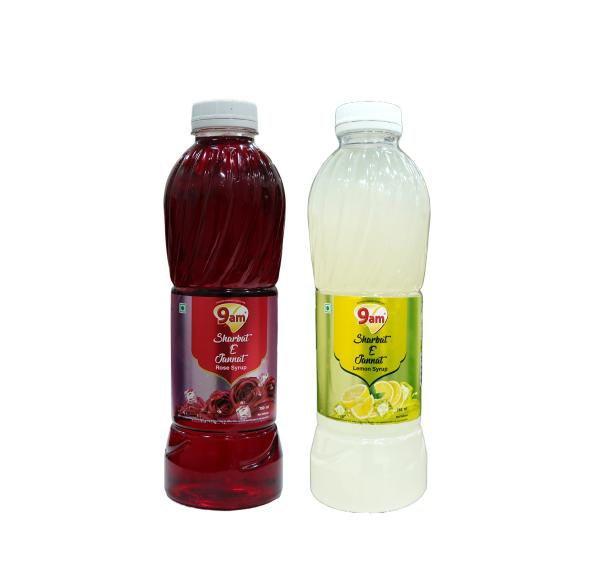 9am sharbat e jannat combo pack of 2 rose 750ml lemon 750ml product images orv9jhsop0p p592112327 0 202206181316