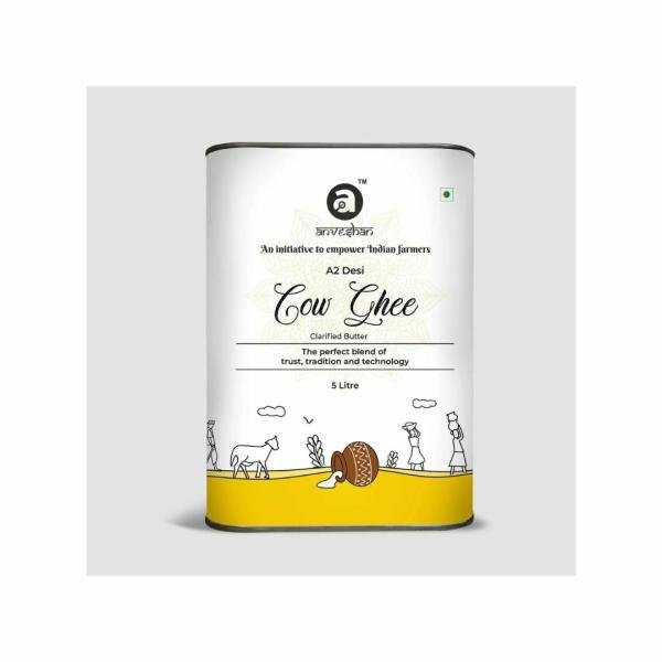 a2 desi hallikar cow ghee 5 l tin can product images orvp5ruorng p594304774 0 202210062021
