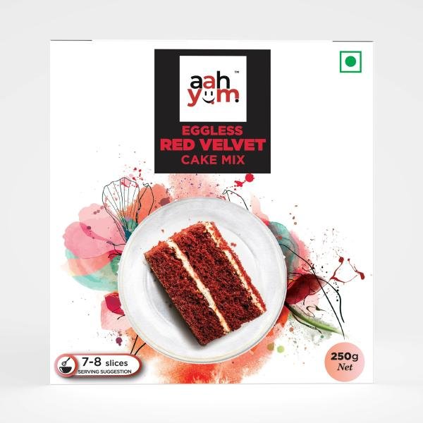 aah yum eggless red velvet cake mix 250 gm pack of 1 product images orvlrazkid8 p596075153 0 202212051659