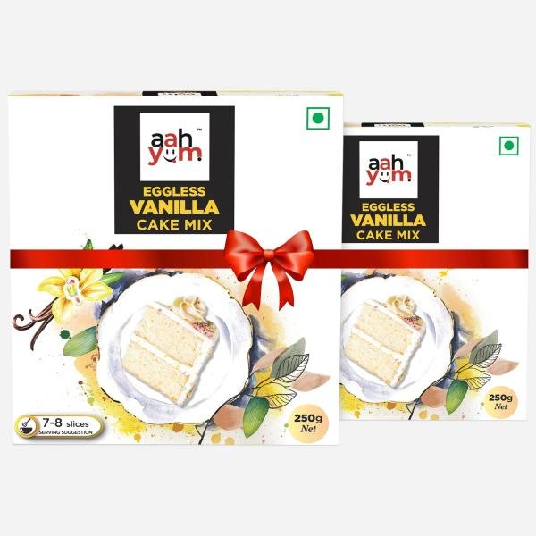 aah yum eggless vanilla cake mix 250 gm pack of 2 product images orvex7ccq4j p596976298 0 202301061107