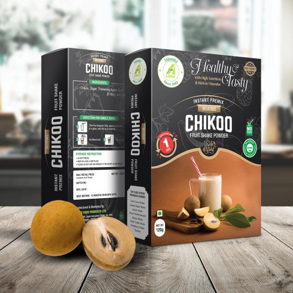 aarkay minnitz delicious and healthy chikoo shake powder instant premix high protein ready to make shakes 240g product images orv0gjsaefo p593940798 0 202209220943